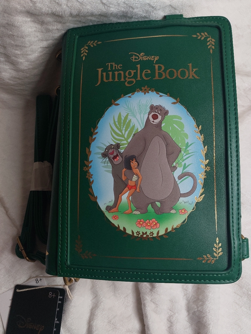 NWT Loungefly Disney Jungle Book Convertible Crossbody bag